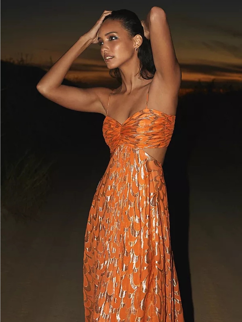 Delfi Collective Adele Dress Orange